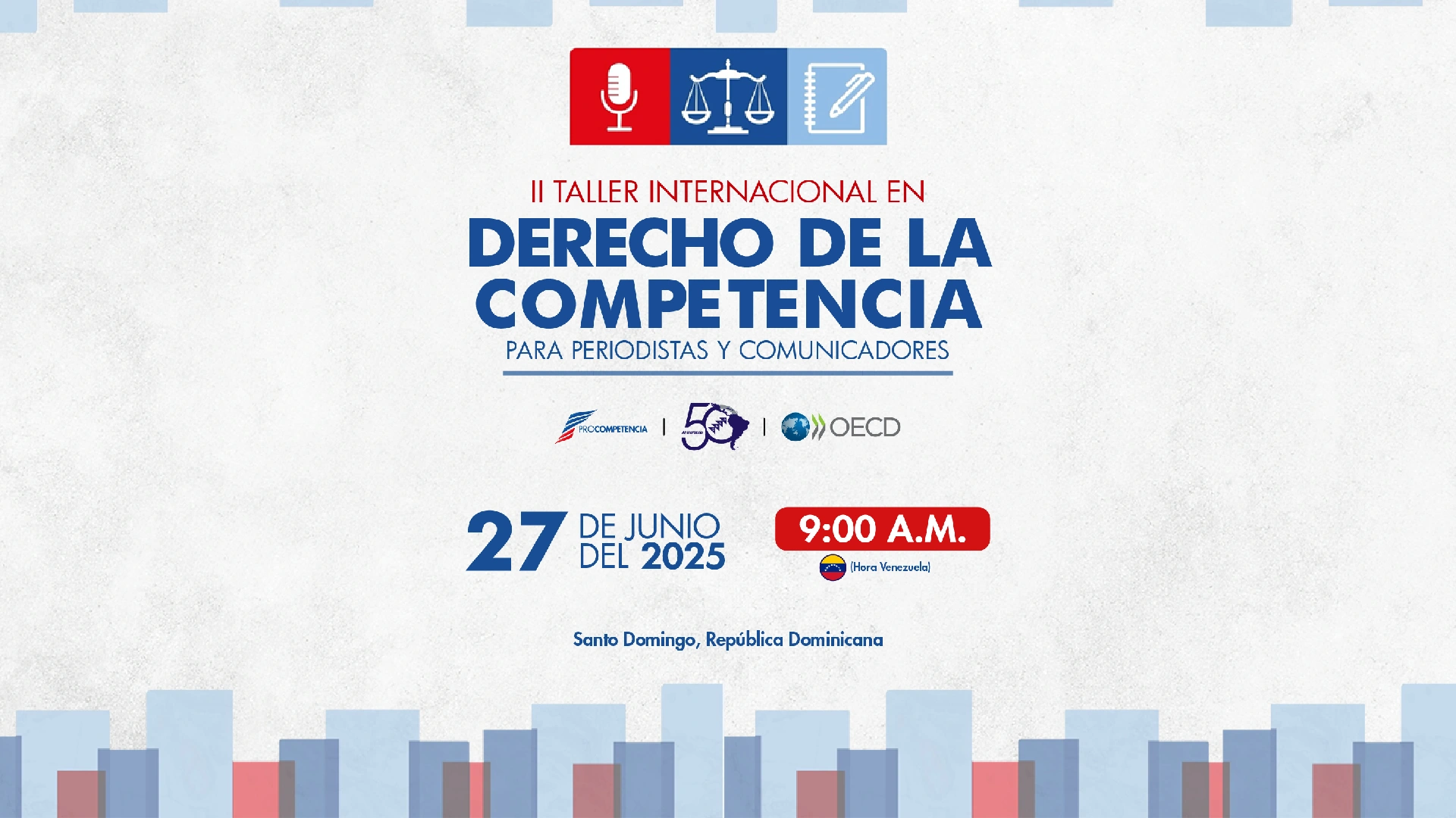 Foto de República Dominicana será sede del II Taller Internacional en Derecho de la Competencia para Periodistas y Comunicadores