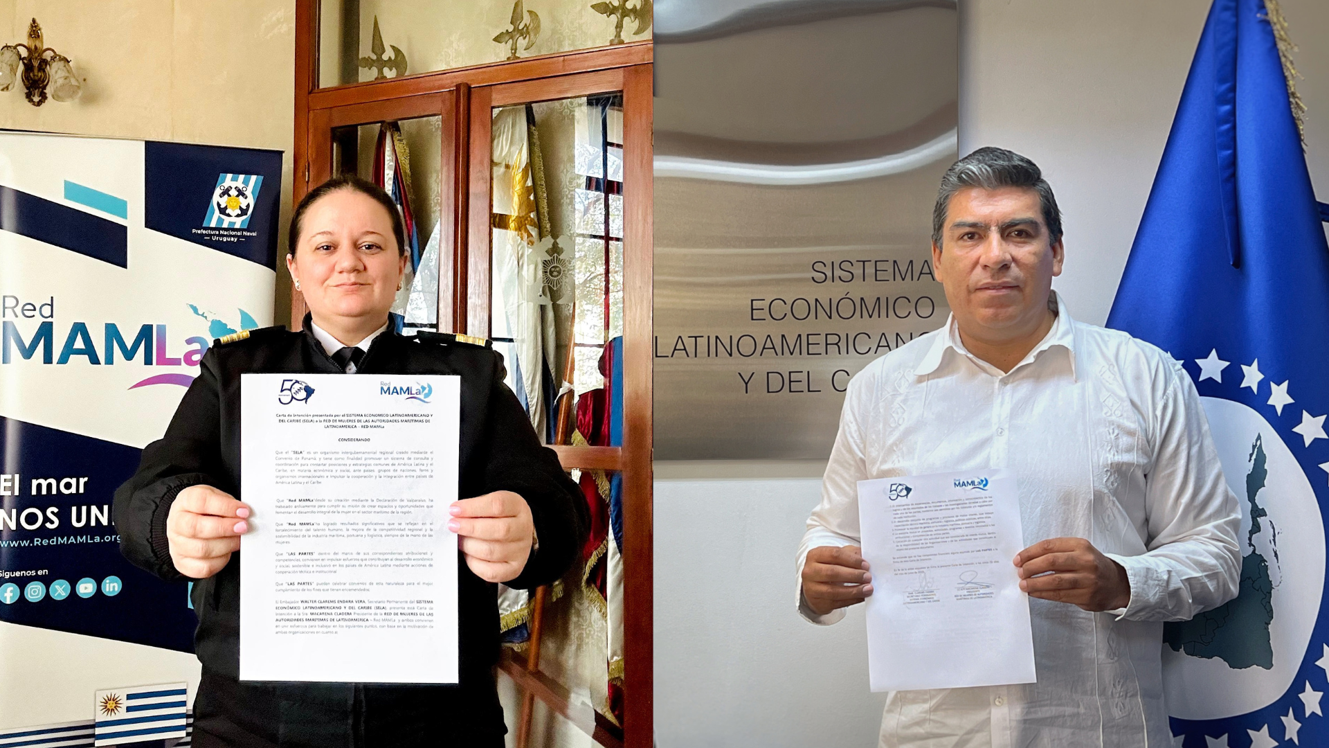 Foto de SELA y Red MAMLa firman Carta de Intención para impulsar la equidad de género en el sector marítimo-portuario