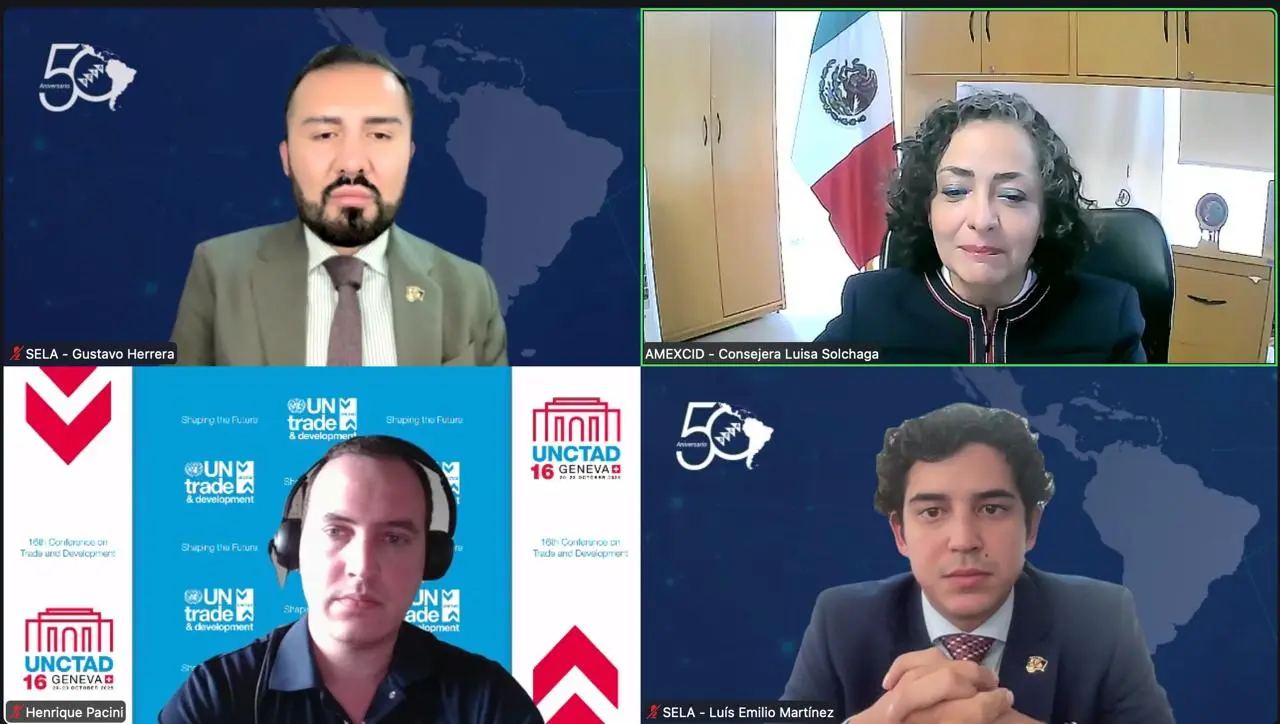 Foto de Más de 250 funcionarios participan en Seminario sobre medición, monitoreo y diseño de indicadores de políticas públicas en economía circular organizado por el SELA, AMEXCID y UNCTAD